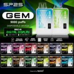 【9000口】SP2S GEM9000口拋棄式電子煙 | 智能屏幕大口數 性價比無敵：圖片 4
