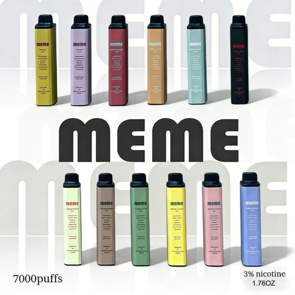 【韓國爆款】MEME 7000口拋棄式 | 潮流爆款
